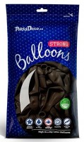 Vorschau: 100 Partystar metallic Ballons braun 23cm