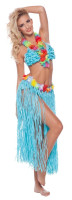 Preview: Hawaii skirt blue fringes 80cm