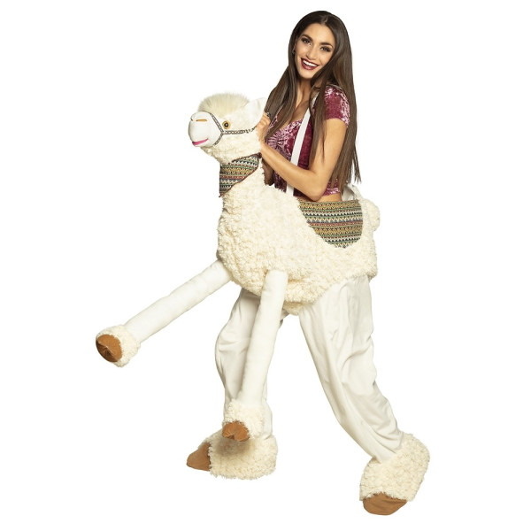Llama parade piggyback costume