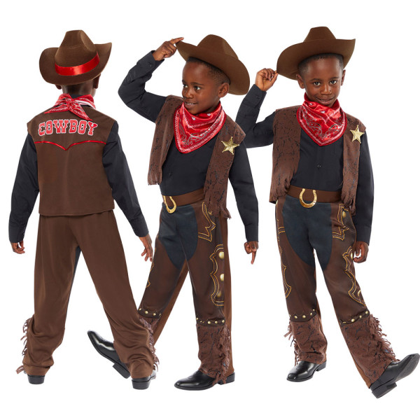 Cowboy Western Kostüm für Jungen 3