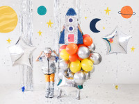 Weltall Party Raketen Zieh-Piñata