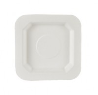Anteprima: Piatto da 50 bastoncini per finger food bianco 13 x 13 cm