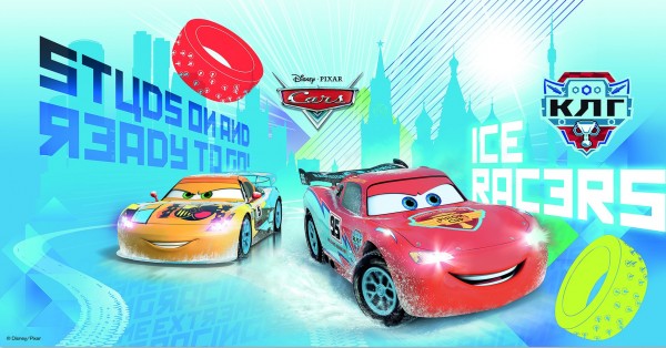 Cars Ice Racer Wandkulisse 1,5m x 77cm