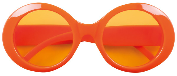 Vintage neonowe okulary pomarańczowe
