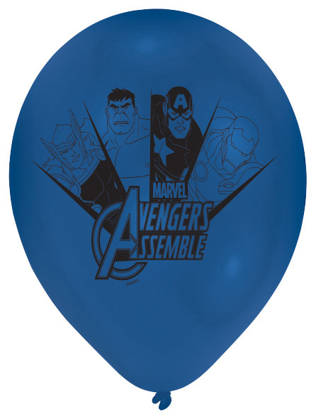 6 Avengers Assemble balloons 23 cm