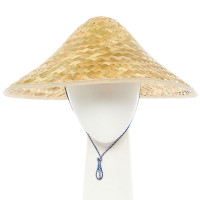 Widok: Azjatycki słomkowy kapelusz