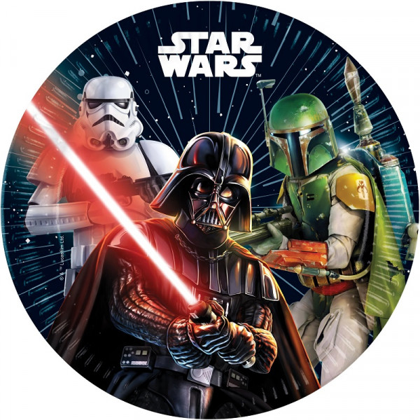 8 Star Wars Final Battle paper plates 23cm
