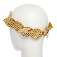 Preview: Golden laurel wreath for adults