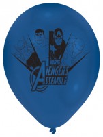 6 Avengers Assemblez des ballons 23 cm