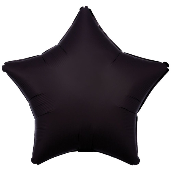 Palloncino foil opaco Black Star 48cm