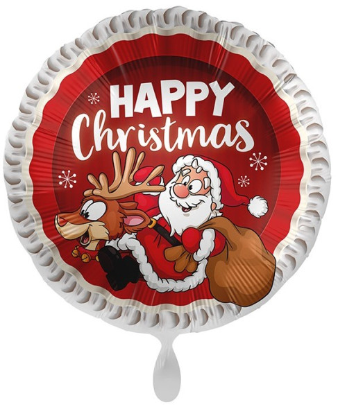 Palloncino Happy Christmas foil 71cm 