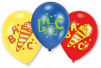 Voorvertoning: 6 Terug naar school ABC-ballonnen 20 cm