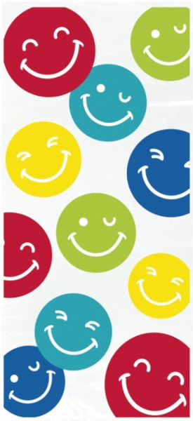 20 kolorowych torebek na prezenty emoji