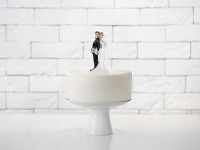Aperçu: Gâteau figurine couple de mariés nouveaux mariés 11cm