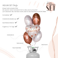 Vorschau: Adorable Mummy To Be Ballonbouquet-Set mit Heliumbehälter