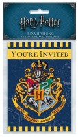 Aperçu: 8 invitations Harry Potter