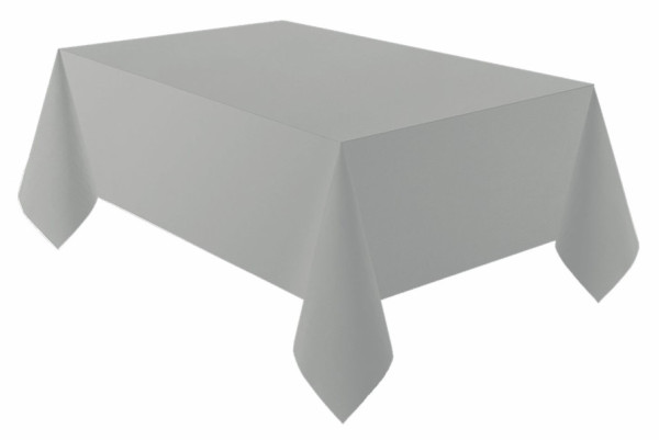 Silberne Tischdecke 2,74m