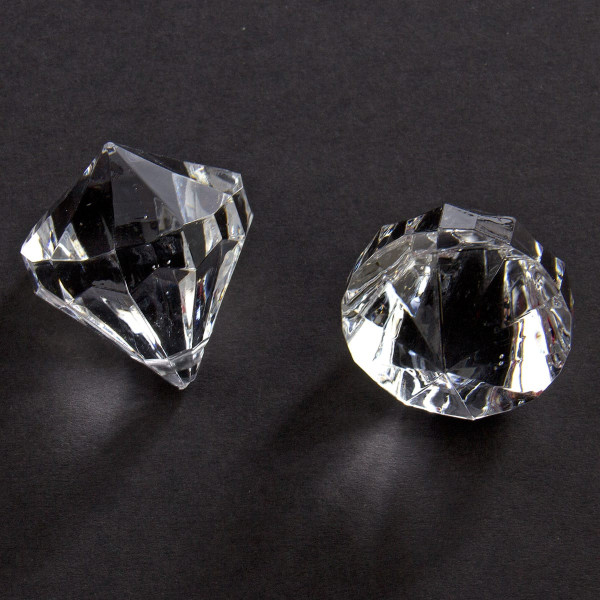 28g decoración dispersa forma de diamante 30 mm