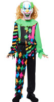 Preview: Neon horror clown boy costume