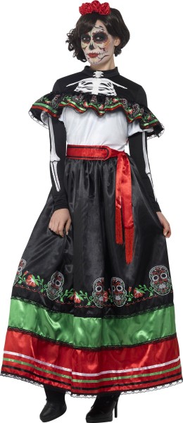 Stella day of the dead ladies costume traditional dress