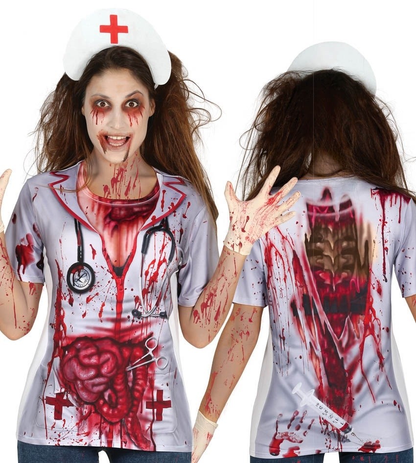Included: shirt Not included: Nurse hood jeans fake blood White gloves Hall...