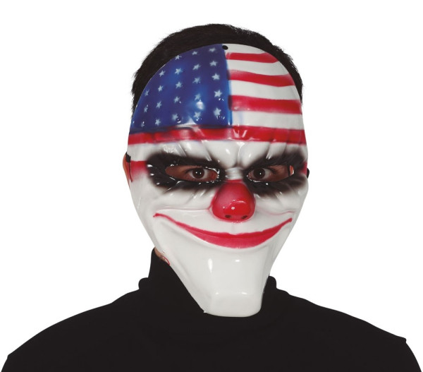 USA Horrorclown Maske für Erwachsene