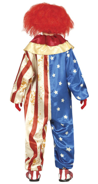American Horror Clown Kostüm für Kinder