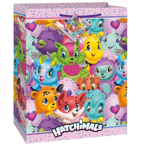 Hatchimals XL gift bag 33 x 27cm