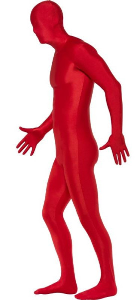 Red Second Skin Jumpsuit Red