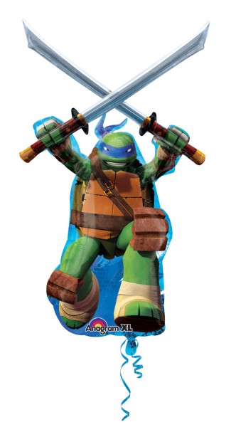Folienballon Ninja Turtle Leonardo Figur