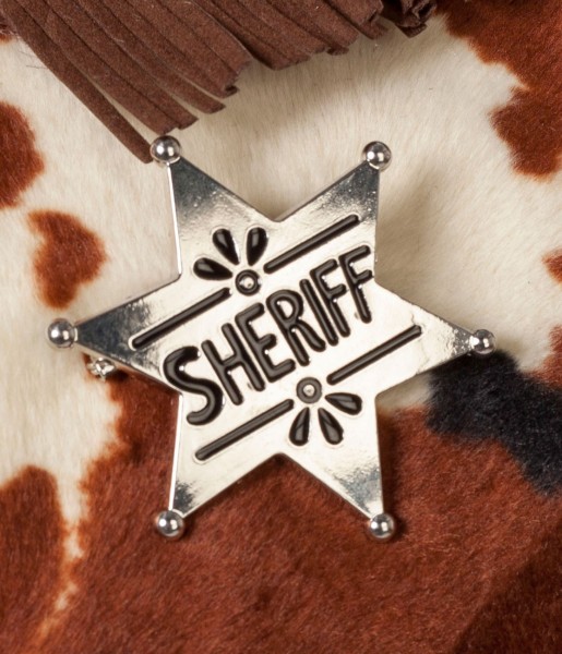 Estrella de sheriff de plata