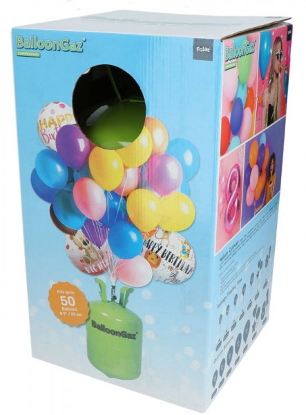 Helium Einwegflasche 50 Ballons 2
