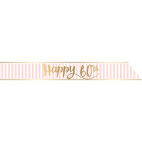 Preview: Lovely 60th Birthday sash 1.68m