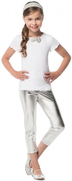 Children's leggings silver