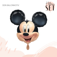 Vorschau: Mickey Mouse Forever Ballonbouquet-Set mit Heliumbehälter