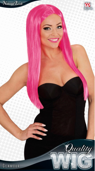 Feline Glamour Wig In Pink 2