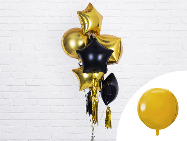 Orbz ballon party lover goud 40cm 2