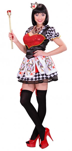 Queen of Hearts Helena-kostuum 3