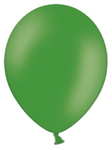 10 party star balloons fir green 30cm