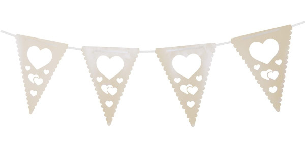 4m pennant chain deluxe hearts
