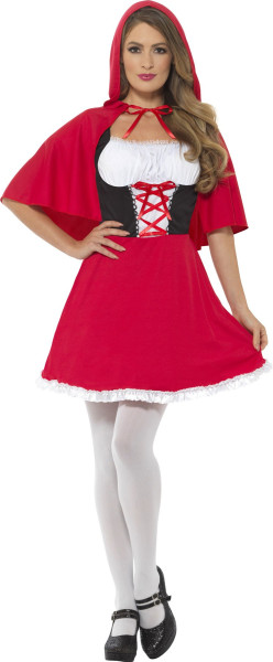 Słodka mini sukienka Little Red Riding Hood