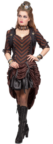 Vestido de niña steampunk fruncido
