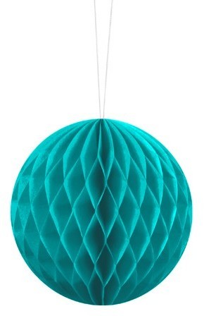 Honeycomb ball Lumina turquoise 10cm