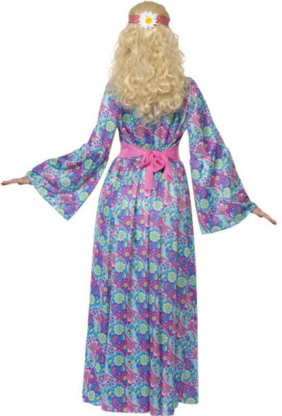 Psykedelisk hippieklänning för kvinnor 3