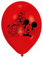 6 Mickey Mouse & Friends ballonger 23cm