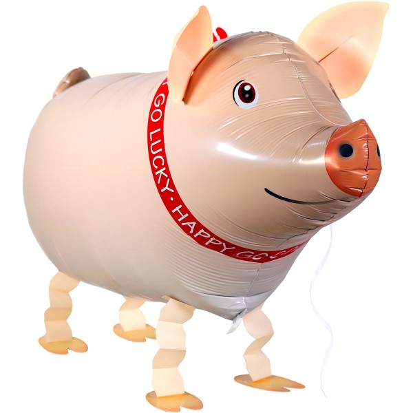 Ballon Airwalker Lucky Pig 60cm