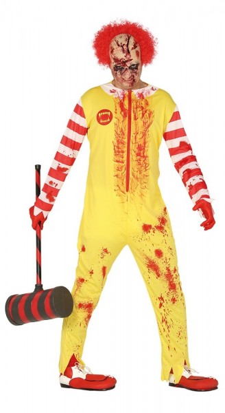 McHorror zombie clown costume