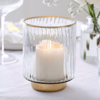 Preview: Candlestick Modern Luxe with gold rim