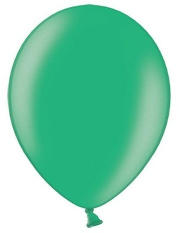 10 zielonych niebieskich balonów 27 cm
