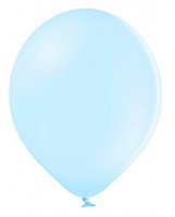 Oversigt: 100 feststjerner balloner babyblå 30 cm